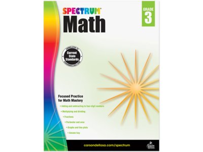 Spectrum® Math Workbook - Gr. 3 at Lakeshore Learning