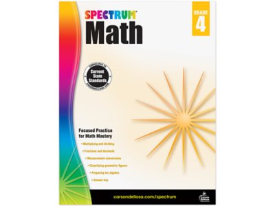 Math Spectrum® Workbook - Gr. 4 at Lakeshore Learning