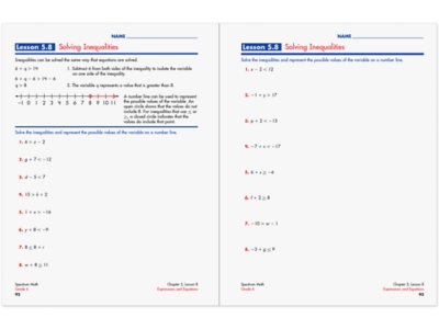 Math Spectrum<sup>®</sup> Workbook&nbsp;- Gr.&nbsp; 6
