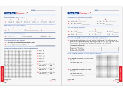 Math Spectrum<sup>®</sup> Workbook&nbsp;- Gr.&nbsp; 6