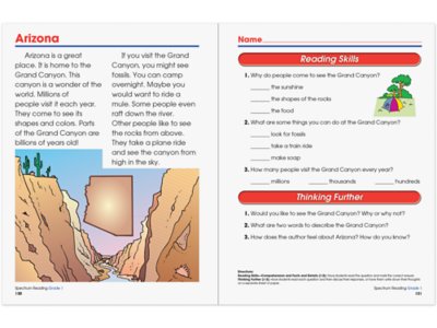 Spectrum<sup>®</sup> Reading Workbook&nbsp;- Gr.&nbsp;1