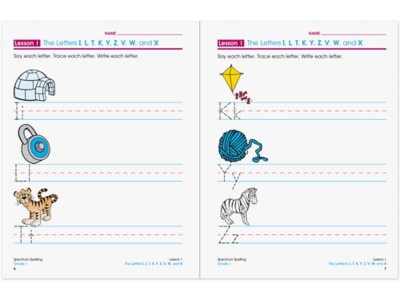 Spectrum<sup>®</sup> Spelling Workbook&nbsp;- Gr.&nbsp;1
