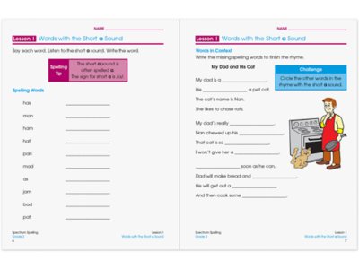Spectrum<sup>®</sup> Spelling Workbook&nbsp;- Gr.&nbsp;2