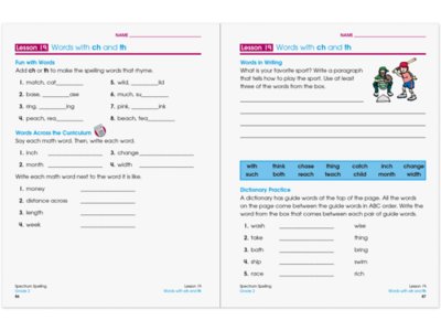 Spectrum<sup>®</sup> Spelling Workbook&nbsp;- Gr.&nbsp;2