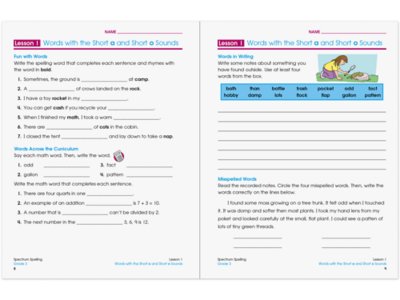 Spectrum<sup>®</sup> Spelling Workbook&nbsp;- Gr.&nbsp;3