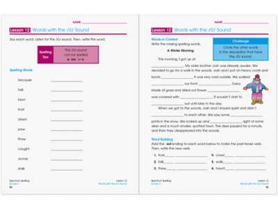 Spectrum<sup>®</sup> Spelling Workbook&nbsp;- Gr.&nbsp;3
