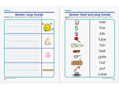 Spectrum<sup>®</sup> Phonics Workbook&nbsp;- Gr.&nbsp;1