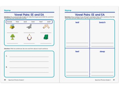 Spectrum<sup>®</sup> Phonics Workbook&nbsp;- Gr.&nbsp;2