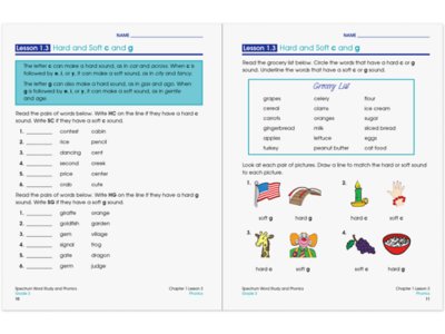 Spectrum<sup>®</sup> Phonics Workbook&nbsp;- Gr.&nbsp;3