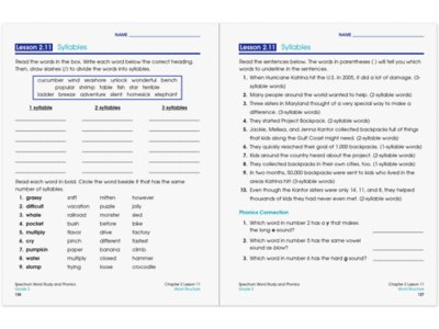 Spectrum<sup>®</sup> Phonics Workbook&nbsp;- Gr.&nbsp;3