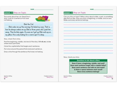 Spectrum<sup>®</sup> Writing Workbook&nbsp;- Gr.&nbsp;1