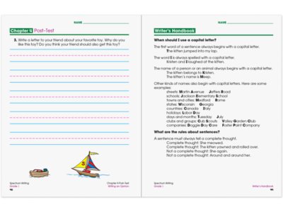 Spectrum<sup>®</sup> Writing Workbook&nbsp;- Gr.&nbsp;1