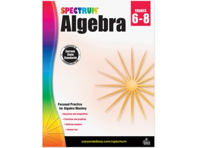 Spectrum® Algebra Workbook at Lakeshore Learning