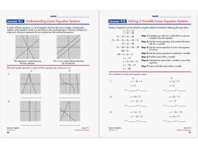 Spectrum® Algebra Workbook at Lakeshore Learning