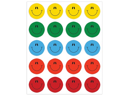 smiley face stickers