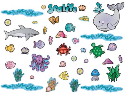 Sea Life Bulletin Board Set at Lakeshore Learning