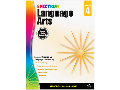 Spectrum® Language Arts Workbook - Gr. 4 at Lakeshore Learning