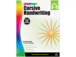 Spectrum<sup>®</sup> Cursive Handwriting Workbook