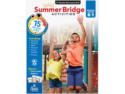 Summer Bridge Activities Workbook - K-Gr. 1 at Lakeshore Learning