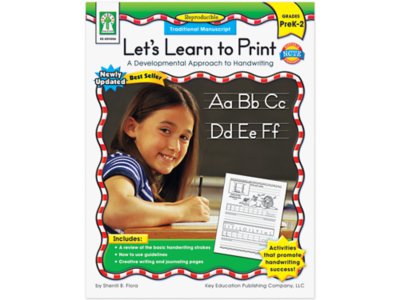 Let’s Learn to Print Workbook at Lakeshore Learning