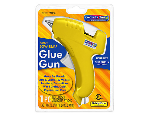  Mini Hot Glue Gun with Glue Sticks for Class Projects Small Hot  Melt Gun for Kids Low Temp Glue Gun with Rubber Protector Craft Glue Gun  for DIY Arts, Sealing, Home