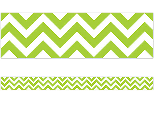 Printable Lime Green Rounded Medium Line Page Border