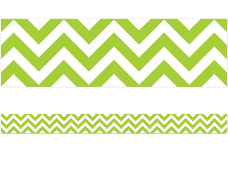 Lime Green Chevron Border at Lakeshore Learning