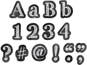 Chalk It Up! 4" Punch-Out Letters