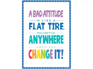 Painted Palette Bad Attitude Poster