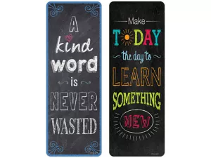 Chalk It Up! Motivational Bookmarks