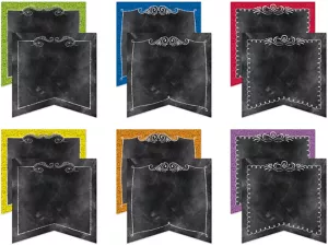 Chalk It Up! Double-Sided Pennant Accents