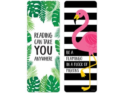 Palm Paradise Flamingo Bookmarks at Lakeshore Learning