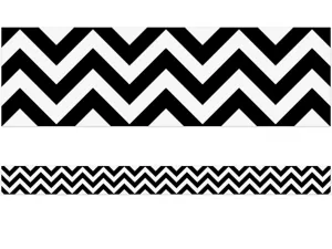Black Chevron Border
