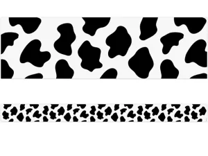 Farm Friends Cow Print Border