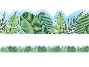 Safari Friends Jumbo Leaf Border