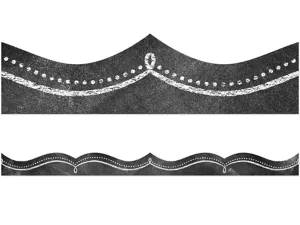 Chalk It Up! Dotted Swirl Border