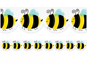 Busy Bees Scalloped Border