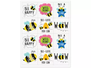 Busy Bees Motivational Stickers