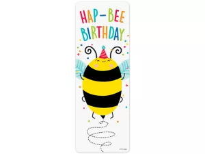 Hap-Bee Birthday Bookmarks