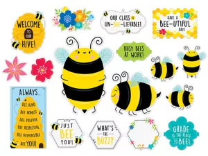 Busy Bees Welcome Bulletin Board Set
