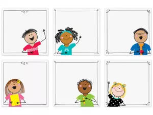 Stick Kids Card Accents