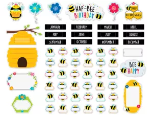 Busy Bees Birthday Bulletin Board Set