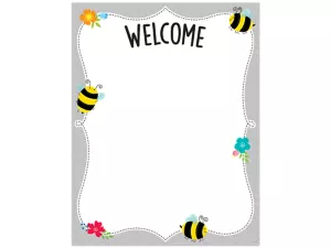 Busy Bees Welcome Poster