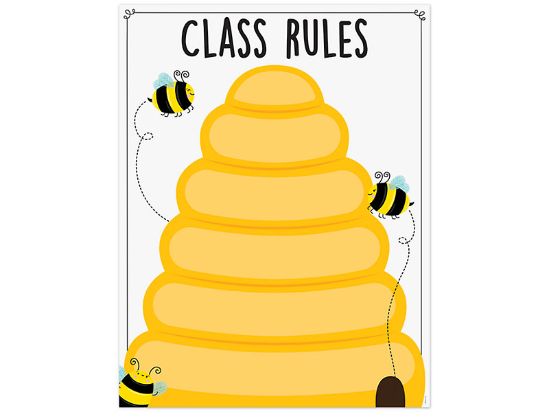 Busy Bees Classroom Rules Poster At Lakeshore Learning, 54% OFF