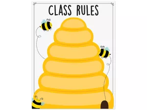 Busy Bees Classroom Rules Poster