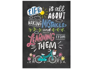 Chalk It Up! Life Is All About… Poster