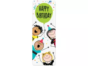 Stick Kids Birthday Bookmarks