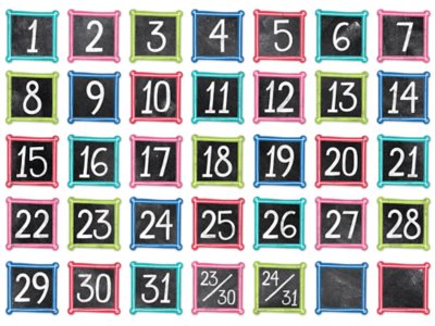 Chalk It Up! Calendar Mini Accents