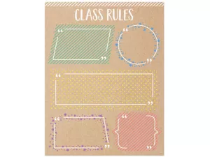 Krafty Pop! Classroom Rules Poster