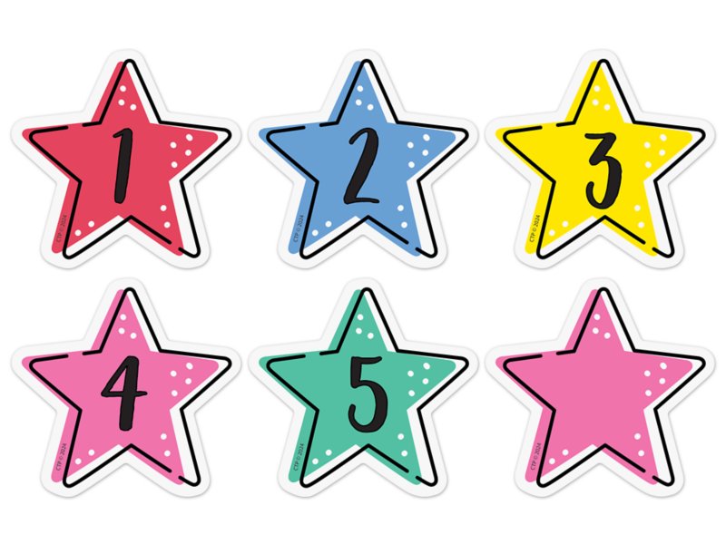 Star Bright Calendar Mini Accents at Lakeshore Learning